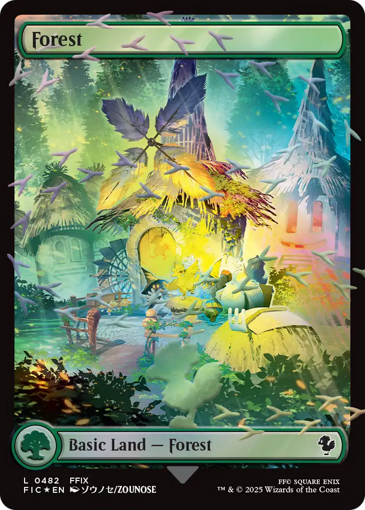 Forest (Chocobo Track Foil) [FINAL FANTASY Commander] (FIC-482)