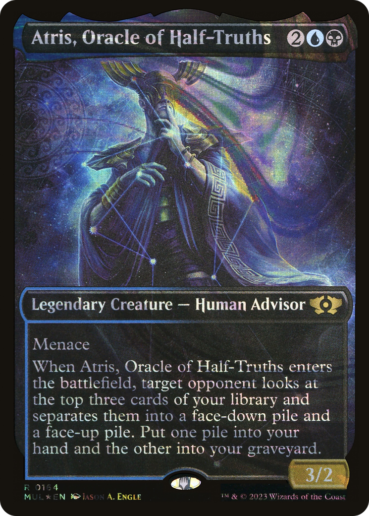 Atris, Oracle of Half-Truths (Halo Foil) [Multiverse Legends]