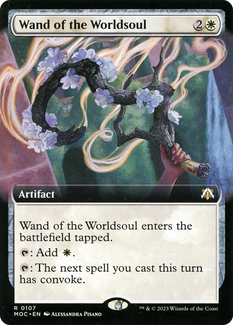 Wand of the Worldsoul (Extended Art) [March of the Machine Commander]