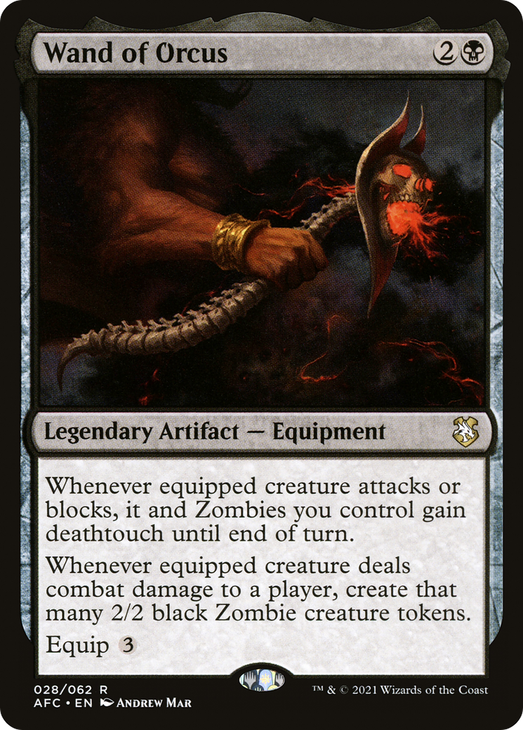 Wand of Orcus [Dungeons & Dragons: Adventures in the Forgotten Realms Commander]