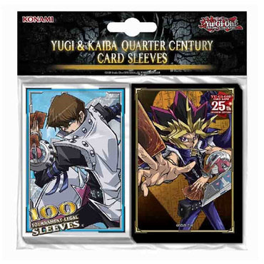 Yugi & Kaiba Quarter Century - Card Sleeves (100-pack)