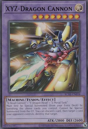 XYZ-Dragon Cannon (Japanese Artwork) [KC01-EN034] Ultra Rare