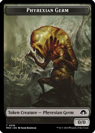 Phyrexian Germ // Food Double-Sided Token [Modern Horizons 3 Tokens]