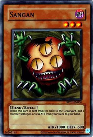 Sangan [RP01-EN036] (2020 Date Reprint) Super Rare
