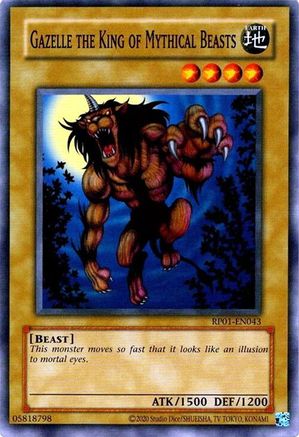 Gazelle the King of Mythical Beasts [RP01-EN043] Common