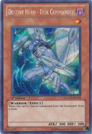 Destiny HERO - Disk Commander [LCGX-EN133] Secret Rare