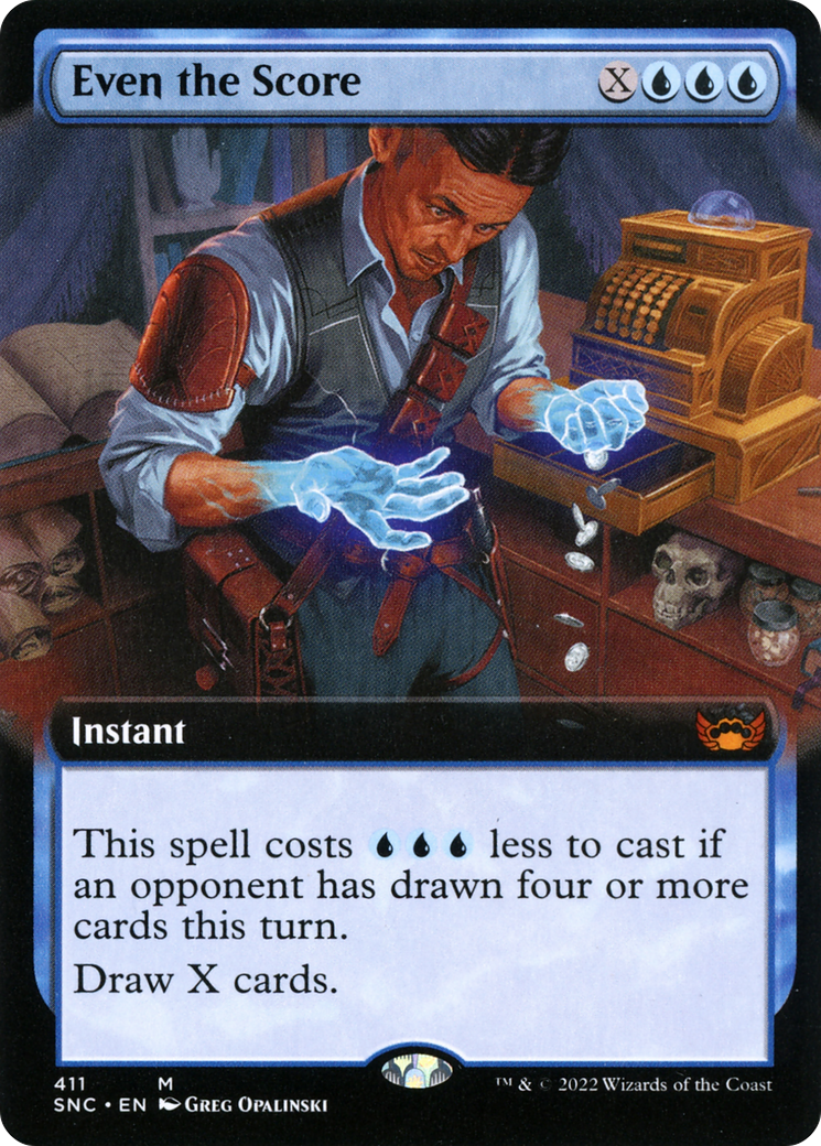 Even the Score (Extended Art) [Streets of New Capenna]