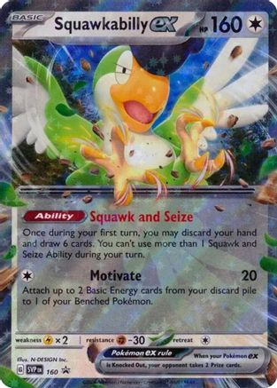 Squawkabilly ex (SVP 160) [Scarlet & Violet: Black Star Promos]