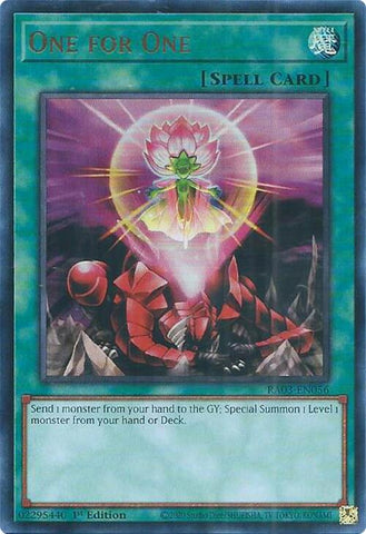 One for One (UR) [RA03-EN056] Ultra Rare