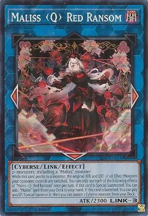 Maliss Q Red Ransom [CRBR-EN018] Super Rare