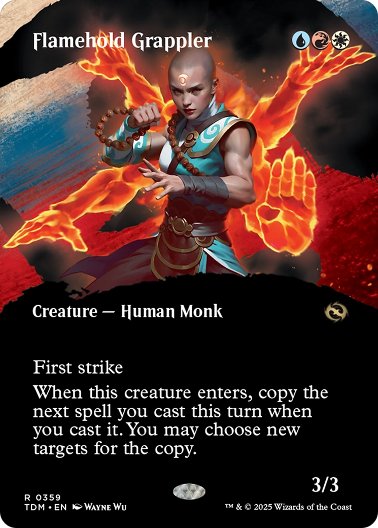Flamehold Grappler (Borderless) [Tarkir: Dragonstorm]