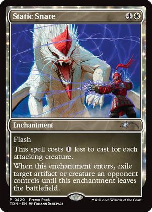Static Snare [Tarkir: Dragonstorm Promos]