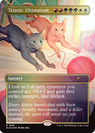 Titanic Ultimatum (1918) (Rainbow Foil) [Secret Lair Drop Series]