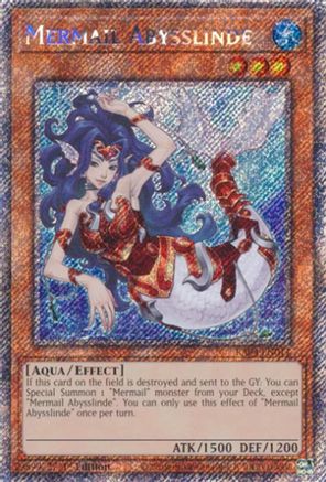 Mermail Abysslinde [RA04-EN011] Platinum Secret Rare
