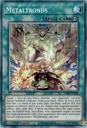 Metaltronus [RA04-EN100] Prismatic Collector's Rare