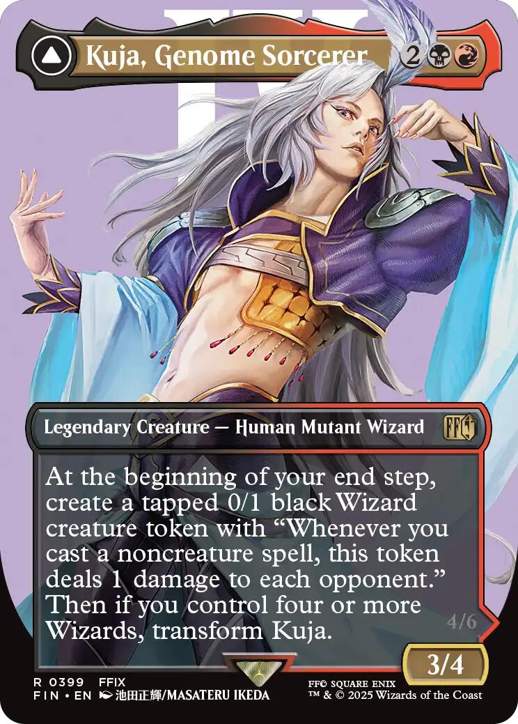 Kuja, Genome Sorcerer // Trance Kuja, Fate Defied (Borderless) [FINAL FANTASY]