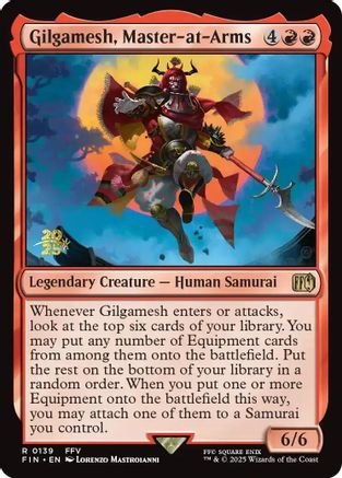 Gilgamesh, Master-at-Arms [FINAL FANTASY Prerelease Promo]