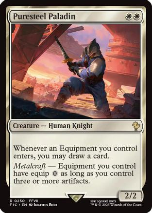Puresteel Paladin (Surge Foil) [FINAL FANTASY Commander]