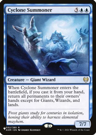 Cyclone Summoner [The List]
