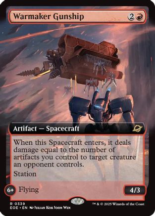 Warmaker Gunship (Extended Art) [Edge of Eternities]