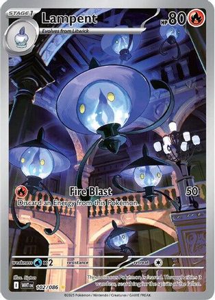 Lampent (102/086) [Scarlet & Violet: Black Bolt]