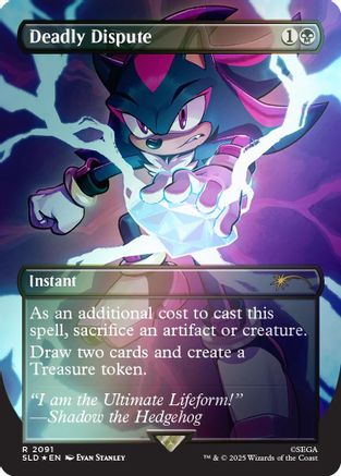 Deadly Dispute (2091) (Rainbow Foil) [Secret Lair Drop Series]