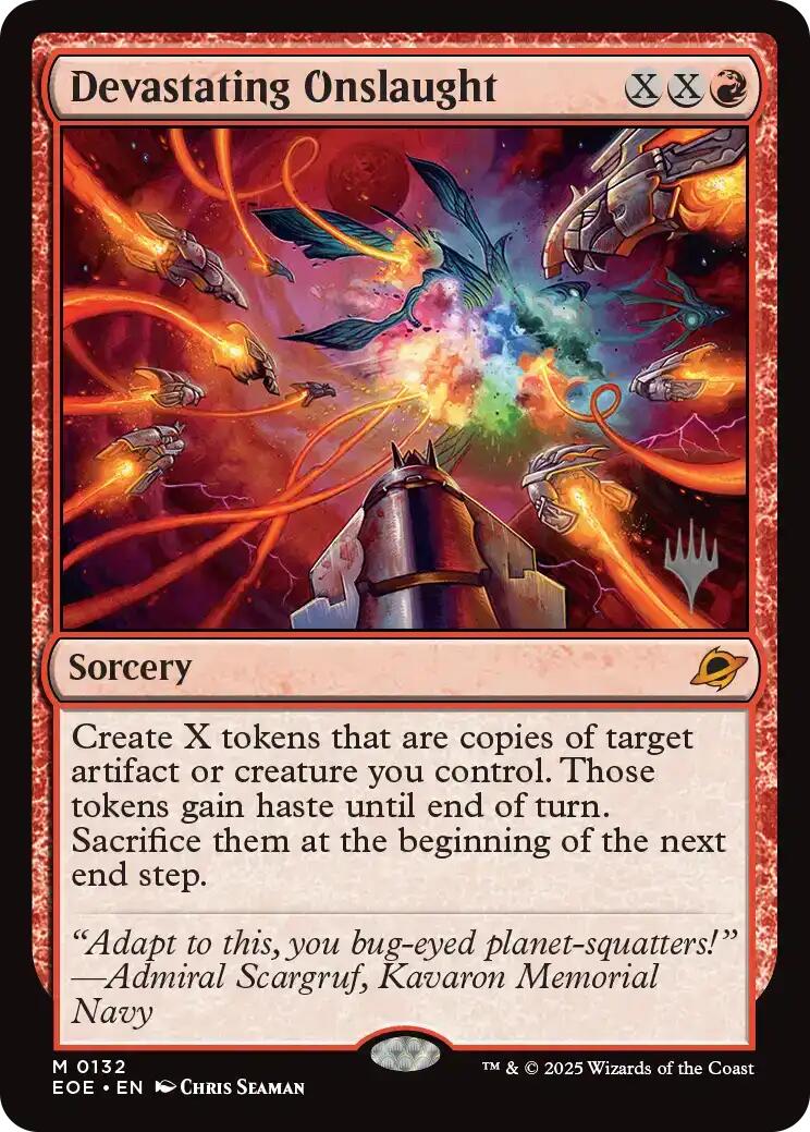 Devastating Onslaught [Edge of Eternities Promo Pack]