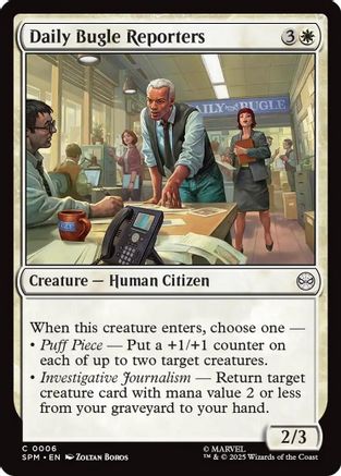 Daily Bugle Reporters [Marvel's Spider-Man]