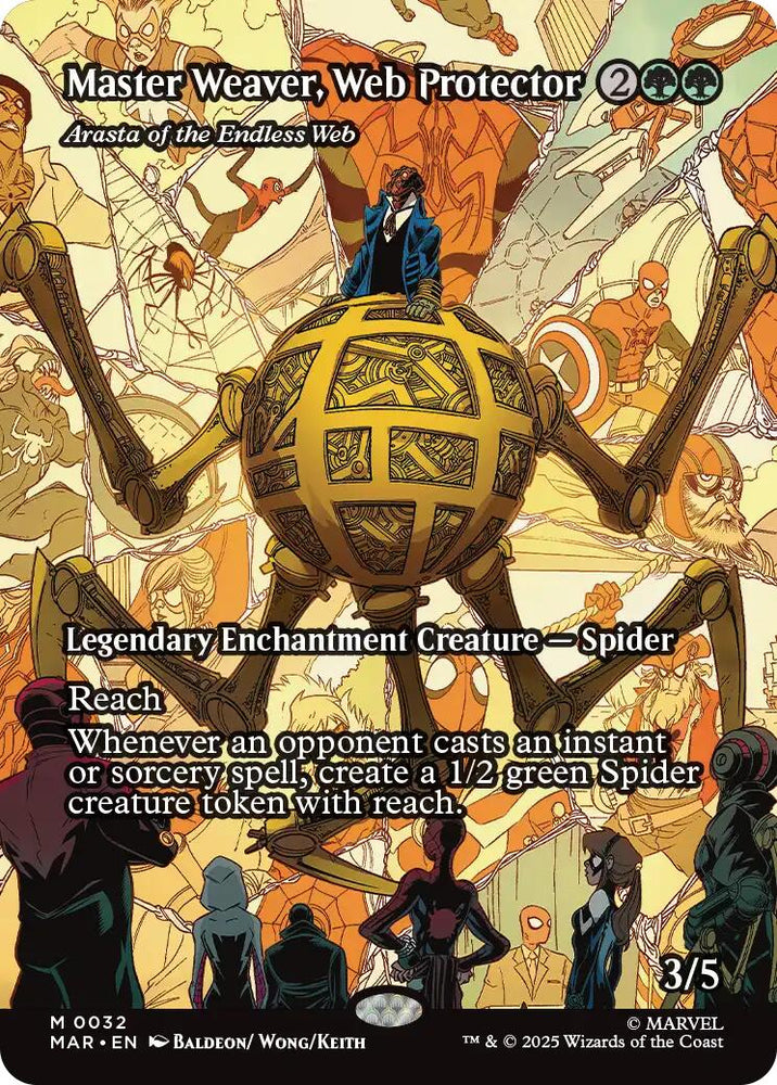 Master Weaver, Web Protector - Arasta of the Endless Web (Borderless) [Marvel's Spider-Man: Eternal-Legal]
