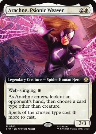 Arachne, Psionic Weaver (Extended Art)(SPM-245) [Marvel's Spider-Man]