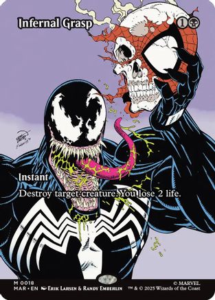 Infernal Grasp (Borderless) [Marvel's Spider-Man: Eternal-Legal] (MAR-018)