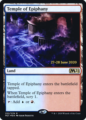 Temple of Epiphany [Core Set 2021 Prerelease Promos]