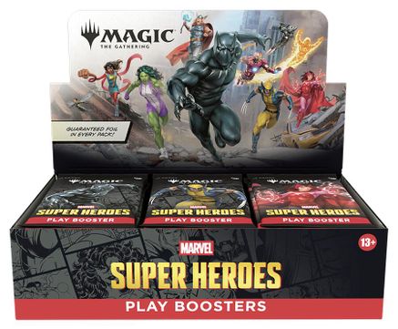 Magic Marvel Super Heroes - Play Booster Display