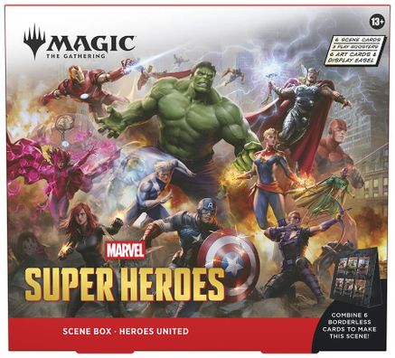 Magic Marvel Super Heroes Scene Box - Heroes United