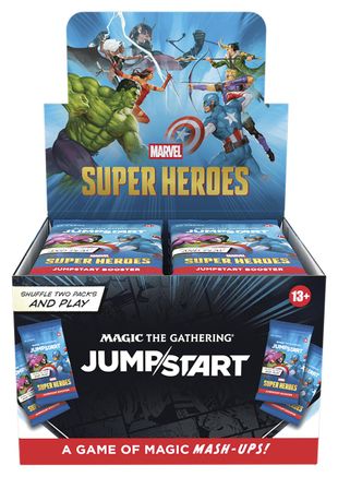 Magic Marvel Super Heroes - Jumpstart Booster Display