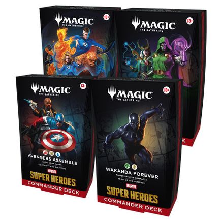 Magic Marvel Super Heroes Commander Deck Case