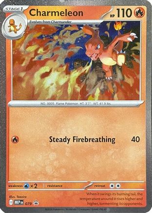 Charmeleon 079  - Holofoil ME Mega Evolution Promo - Promo