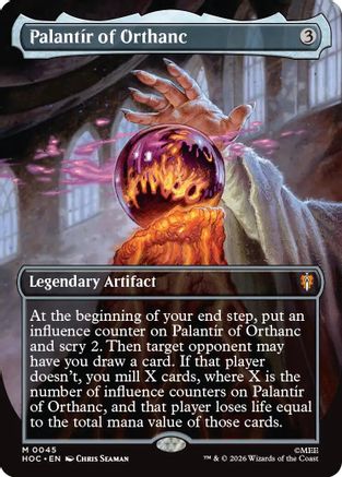 Palantir of Orthanc (Borderless) (HOC-045) - The Hobbit: Eternal-Legal Foil