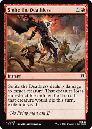 Smite the Deathless (HOC-202) - The Hobbit: Eternal-Legal