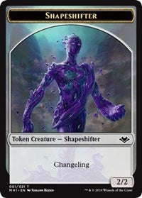 Shapeshifter (001) // Wrenn and Six Emblem (021) Double-Sided Token [Modern Horizons Tokens]