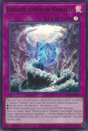 Radiant Typhoon Mandate (26LP-EN015) - Limited Pack World Championship 2026 1st Edition