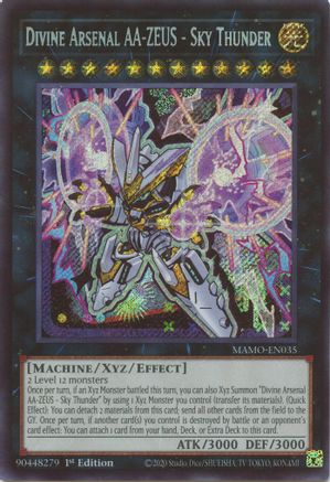 Divine Arsenal AA-ZEUS - Sky Thunder (Secret Rare) (MAMO-EN035) - Magnificent Monsters 1st Edition
