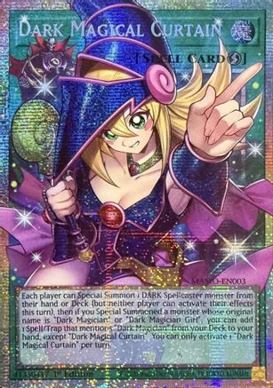 Dark Magical Curtain (Starlight Rare) (Extended Art) (MAMO-EN003) - Magnificent Monsters 1st Edition