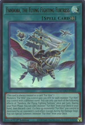 Fandora, the Flying Fighting Furtress (MAMO-EN105) - Magnificent Monsters 1st Edition