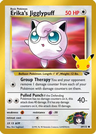 Erika's Jigglypuff 069/132  - Holofoil ME 30th Celebration Classic Collection - Classic Collection