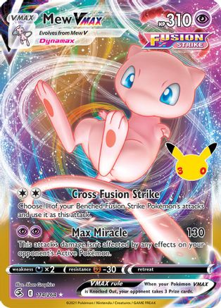 Mew VMAX 114/264  - Holofoil ME 30th Celebration Classic Collection - Classic Collection