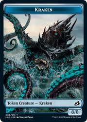 Kraken // Human Soldier (003) Double-Sided Token [Ikoria: Lair of Behemoths Tokens]