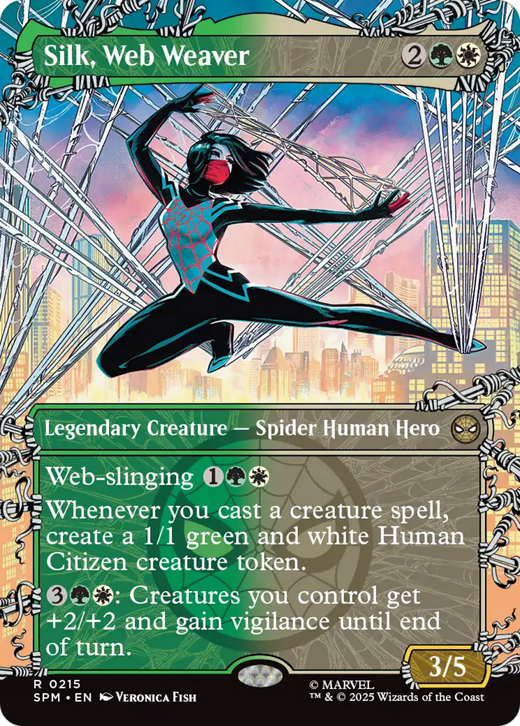 Silk, Web Weaver (Borderless) [Marvel's Spider-Man] (SPM-215)