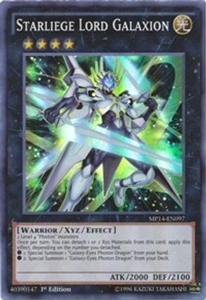 Starliege Lord Galaxion [MP14-EN097] Super Rare
