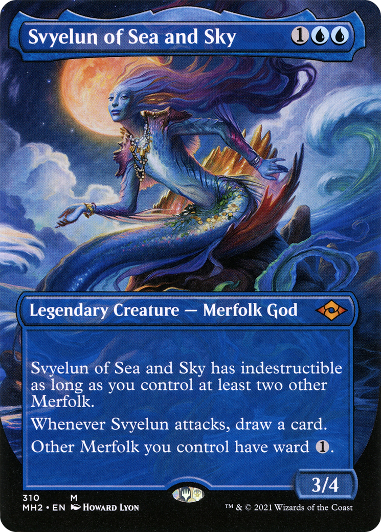 Svyelun of Sea and Sky (Borderless Alternate Art) [Modern Horizons 2]